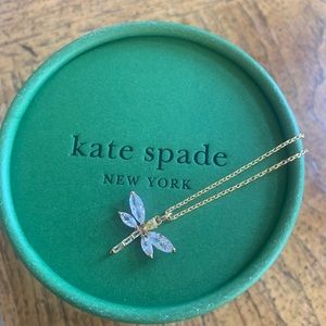 Kate Spade NY Dragonfly zirconia necklace. New with NO TAGs. Box included.